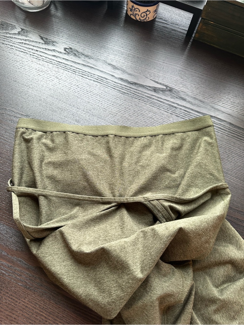 Old Navy Active Olive Green Yoga Jumpsuit Built-In Bra Athleisure - Picture 8 of 10